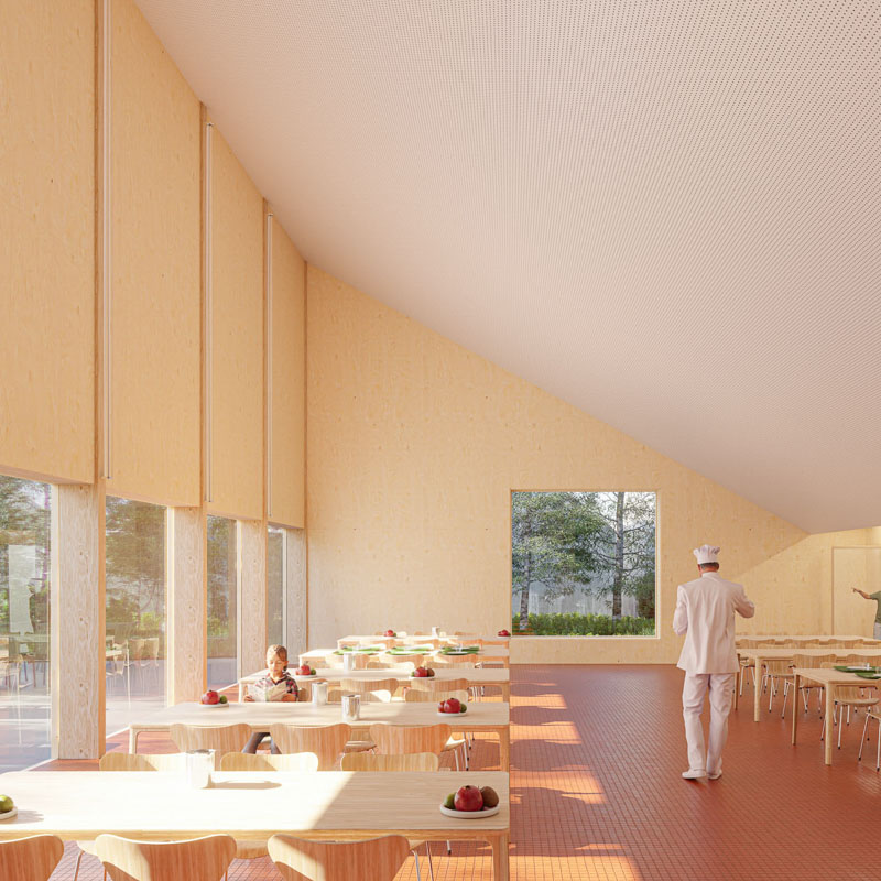 Extension, restructuration partielle et création d'une télérestauration pour un collège